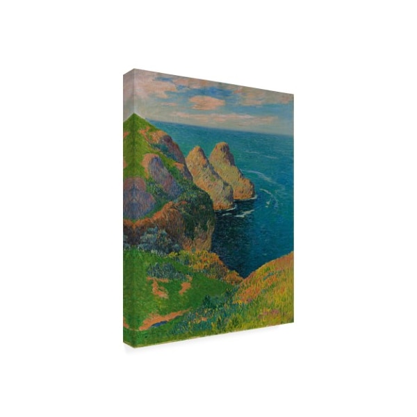 Henry Moret 'Les Falaises Au Bord De La Mer ' Canvas Art,24x32